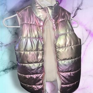 Iridescent Kids Puffer Vest